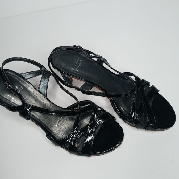 Stuart Weitzman black sandals size 8 - Picture 3 of 9